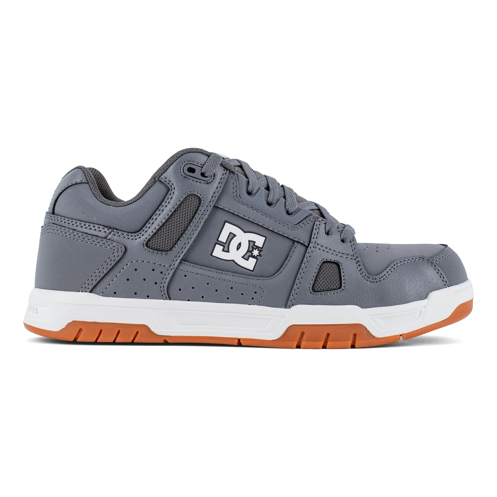 DC Work Crew Stag Work Men's Composite Toe Work Shoe - Gray/Gum