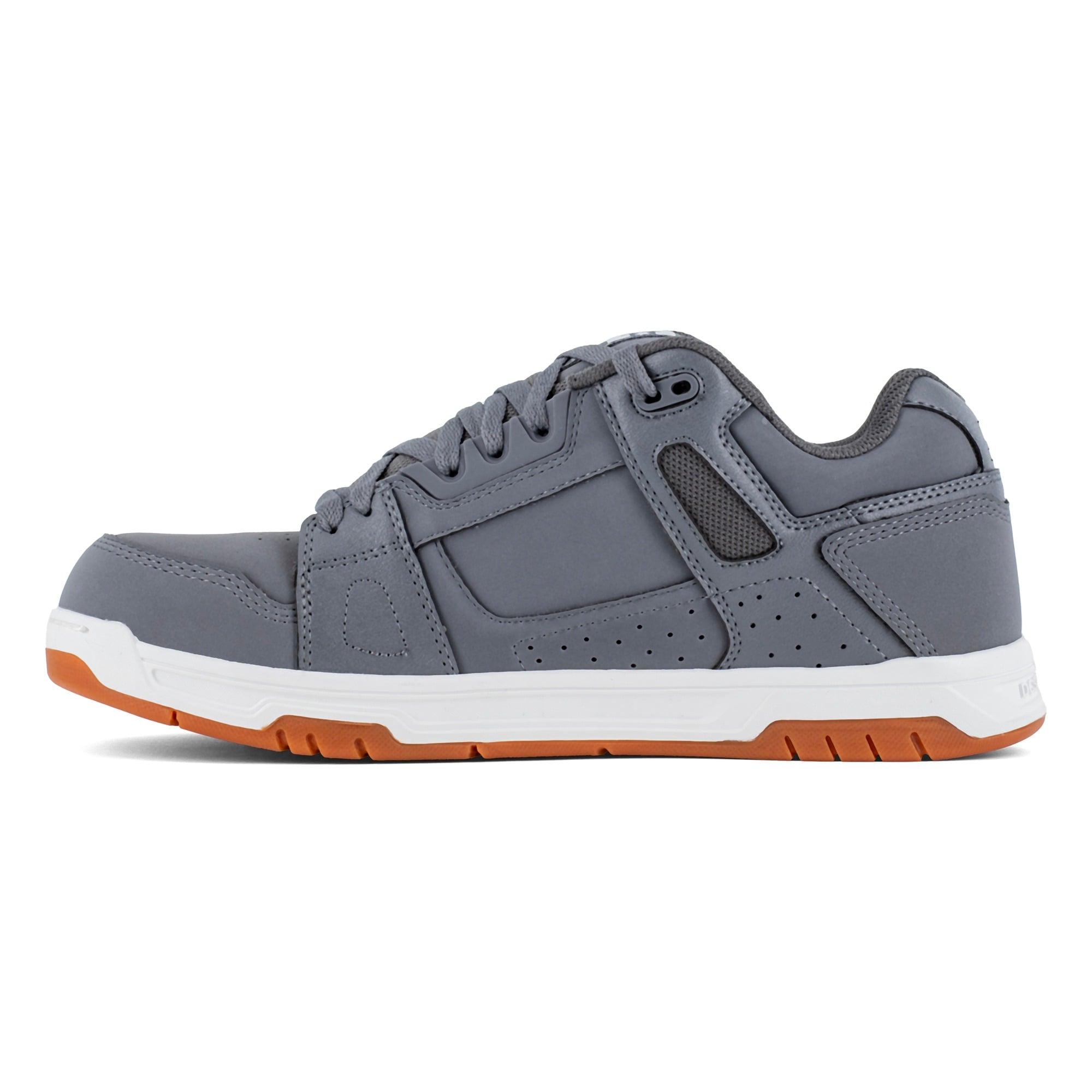 DC Work Crew Stag Work Men's Composite Toe Work Shoe - Gray/Gum