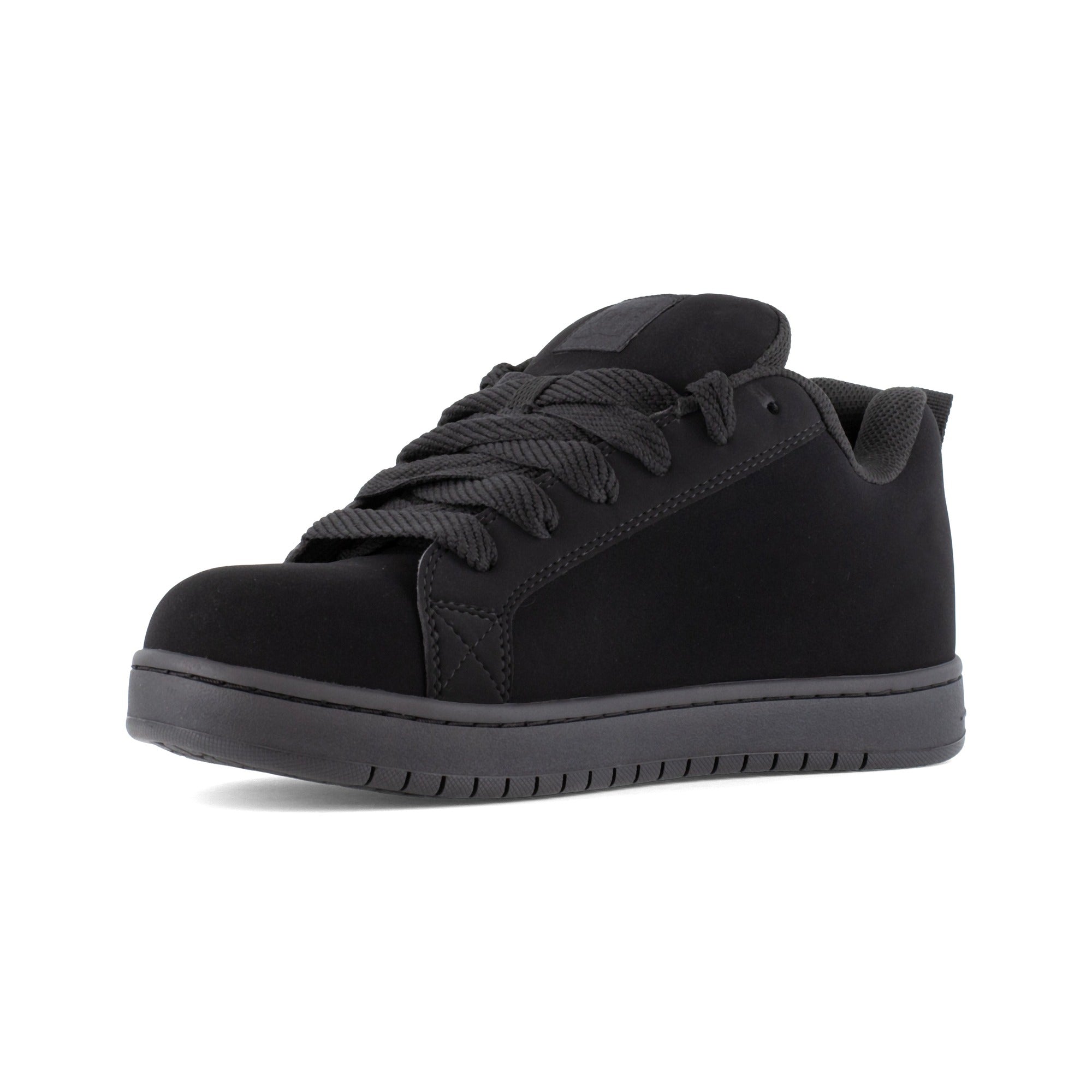 DC Work Crew Court Graffik Work Men's Composite Toe - Men's Work Shoe - Black - Black - angle2
