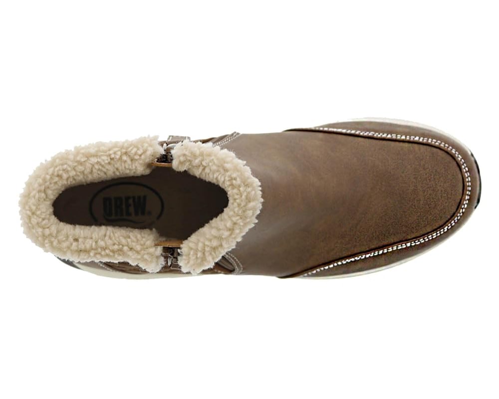 Drew Tabby Women's Bootie - Brown Combo