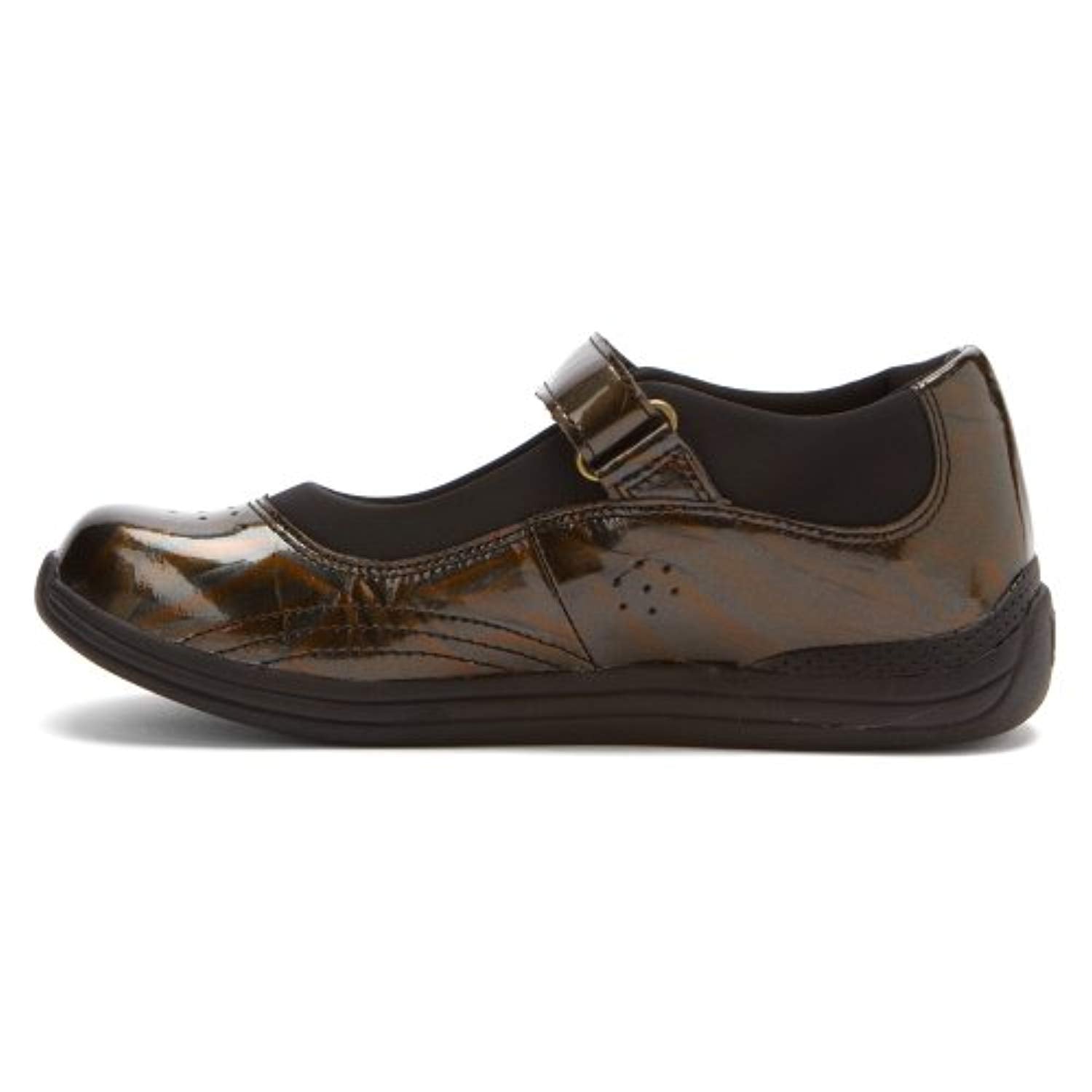 Drew Rose - Women's Mary Jane Velcro Strap Shoe - Antique/Copper