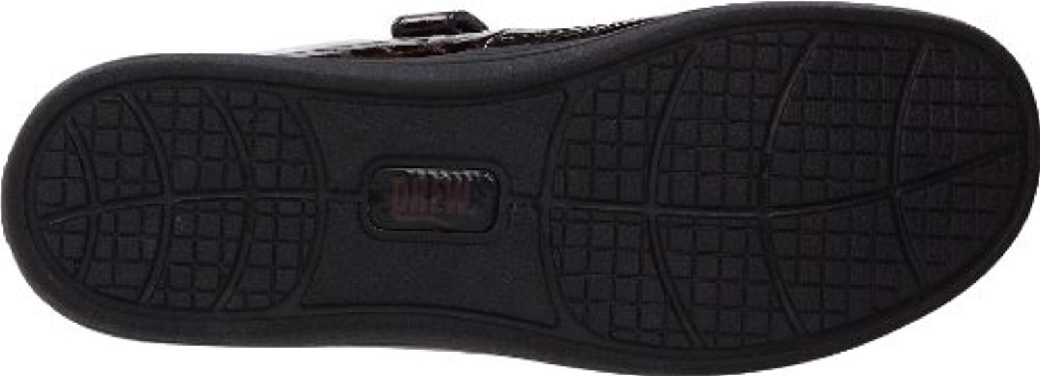Drew Rose - Women's Mary Jane Velcro Strap Shoe - Brown/Croc