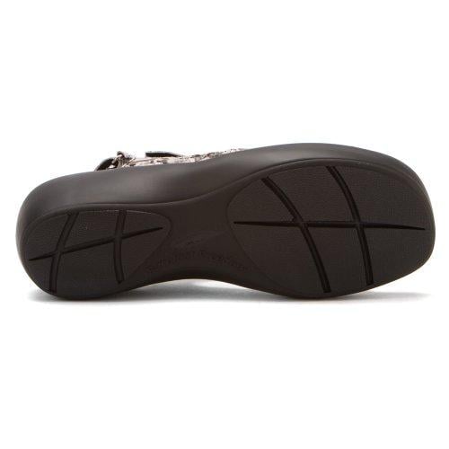 Drew Abby - Women's Orthopedic Wedge Sandals - Silvr/Blk Viper
