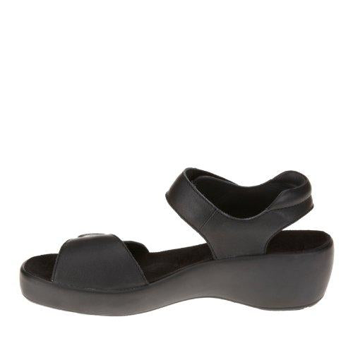 Drew Andi - Women\'s Wedge Sandals - Black Calf