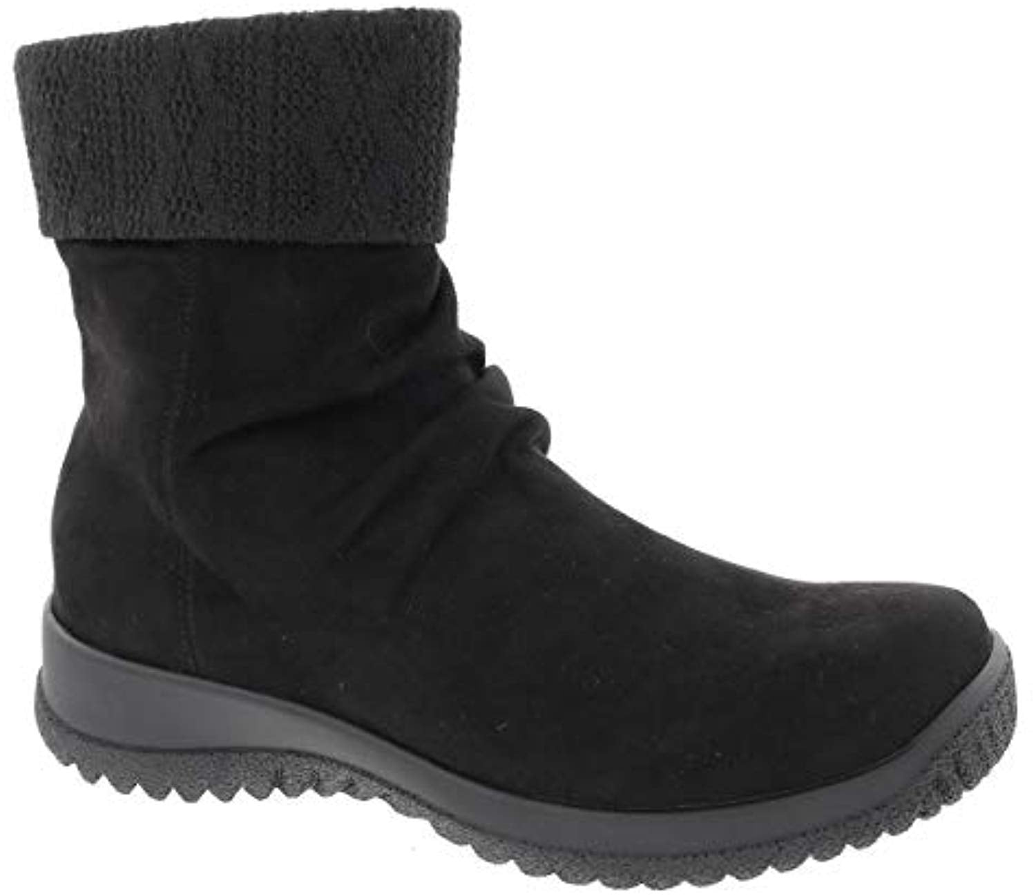 Drew Kalm - Women's - Black Microsuede - Angle