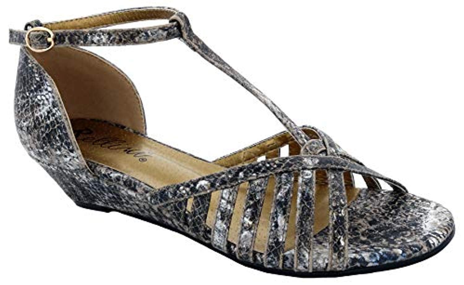 Bellini Lux Women's Faux Leather Wedge Sandal