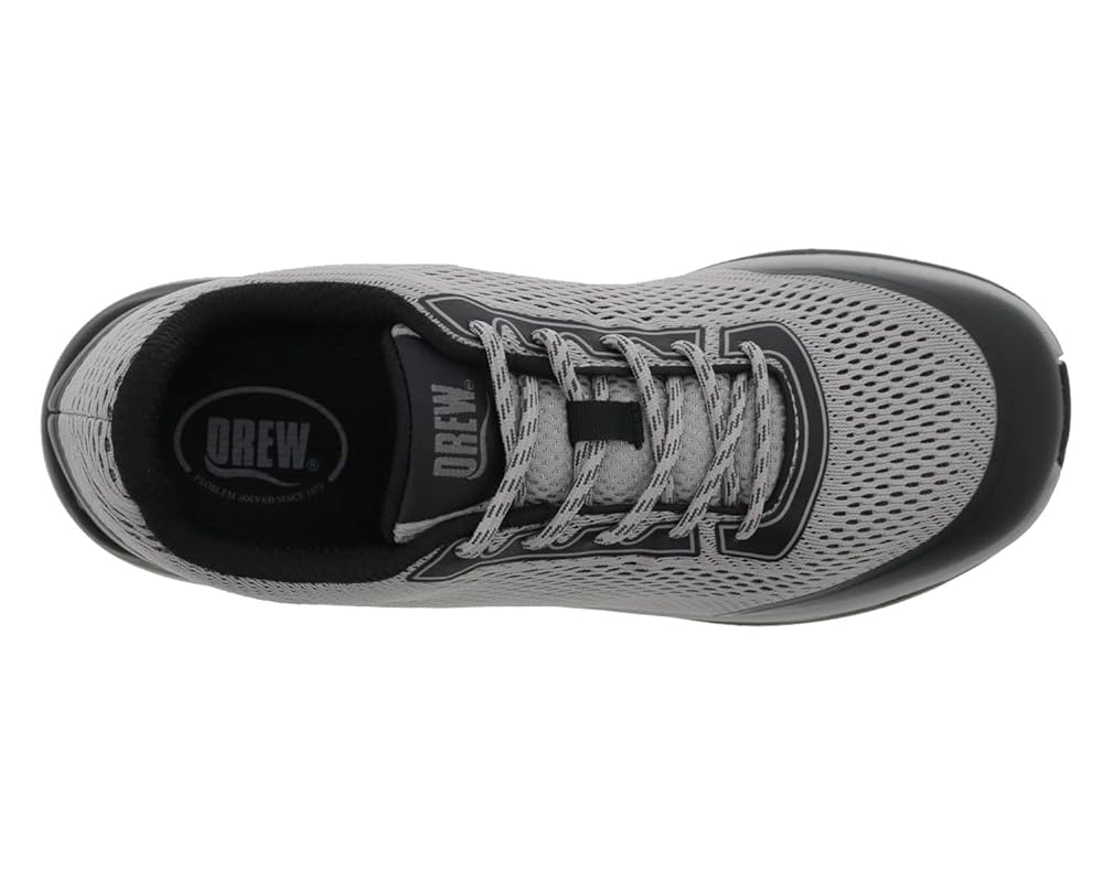 Drew Champ Men's Sneakers - Grey/Black Mesh Combo