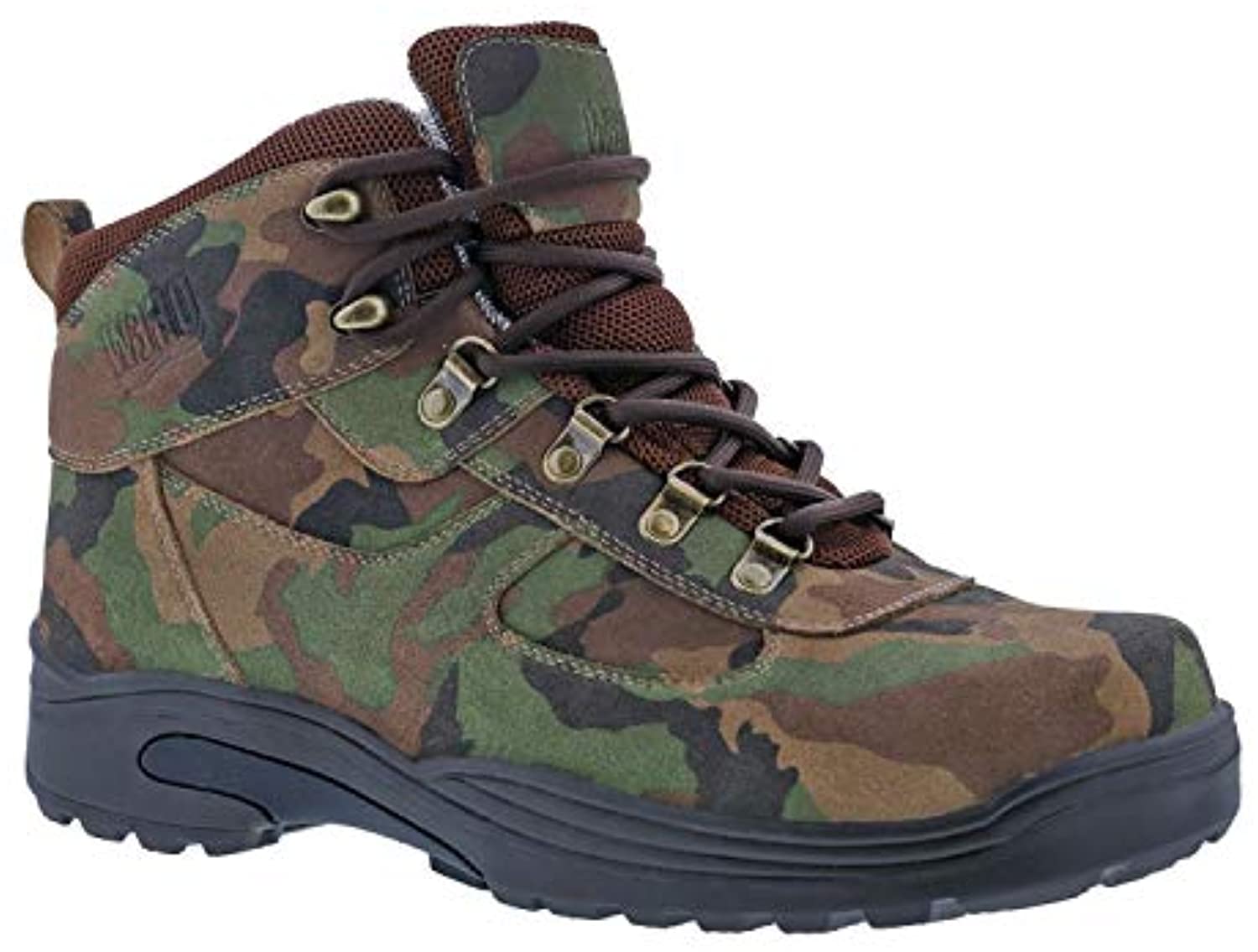 Camo Suede Leather