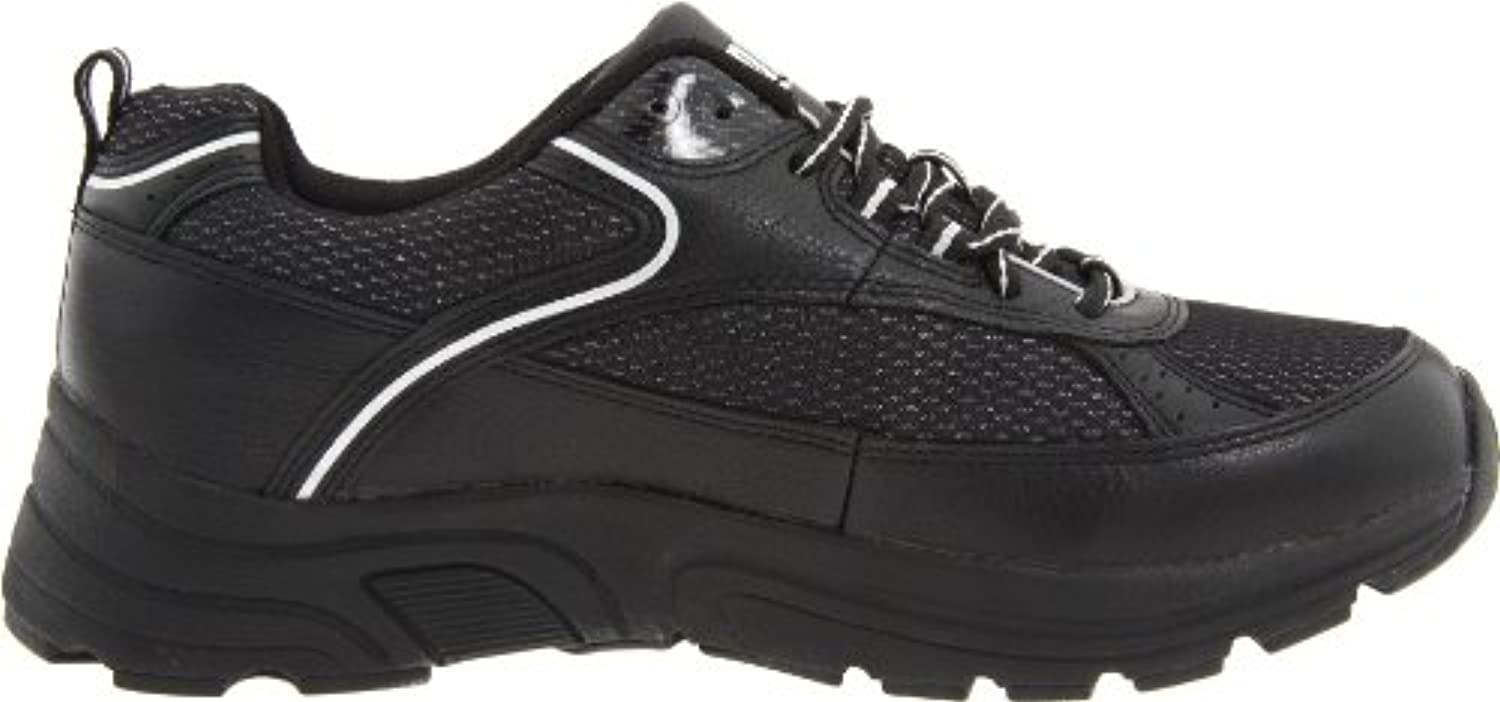 Drew Aaron - Men's Athletic Lace Oxford Shoe - Blk/Gry/Cmb
