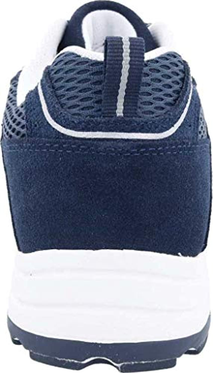 Drew Aaron - Men's Athletic Lace Oxford Shoe - Navy/Cmbo