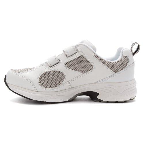 Drew Lightning II V - Strap Closure - Men\'s Walking Shoes - Wht/Gry Cmb