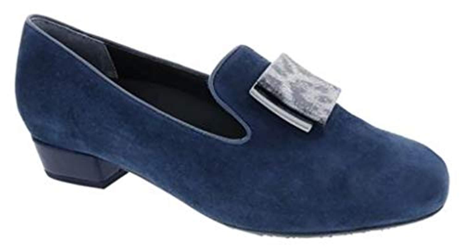 Navy Suede