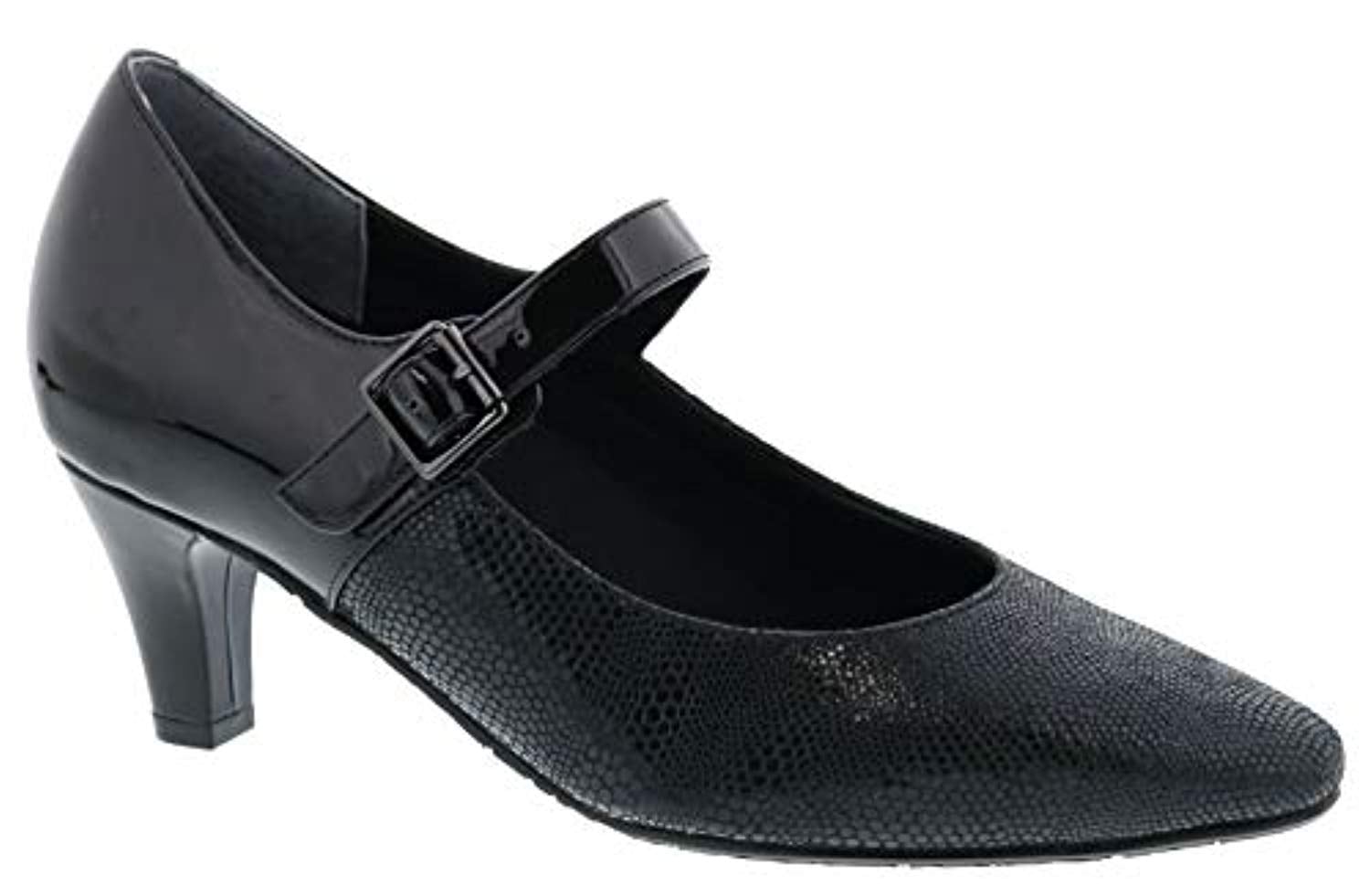 Ros Hommerson Kiki - Women's - Black Lizard Leather - Angle