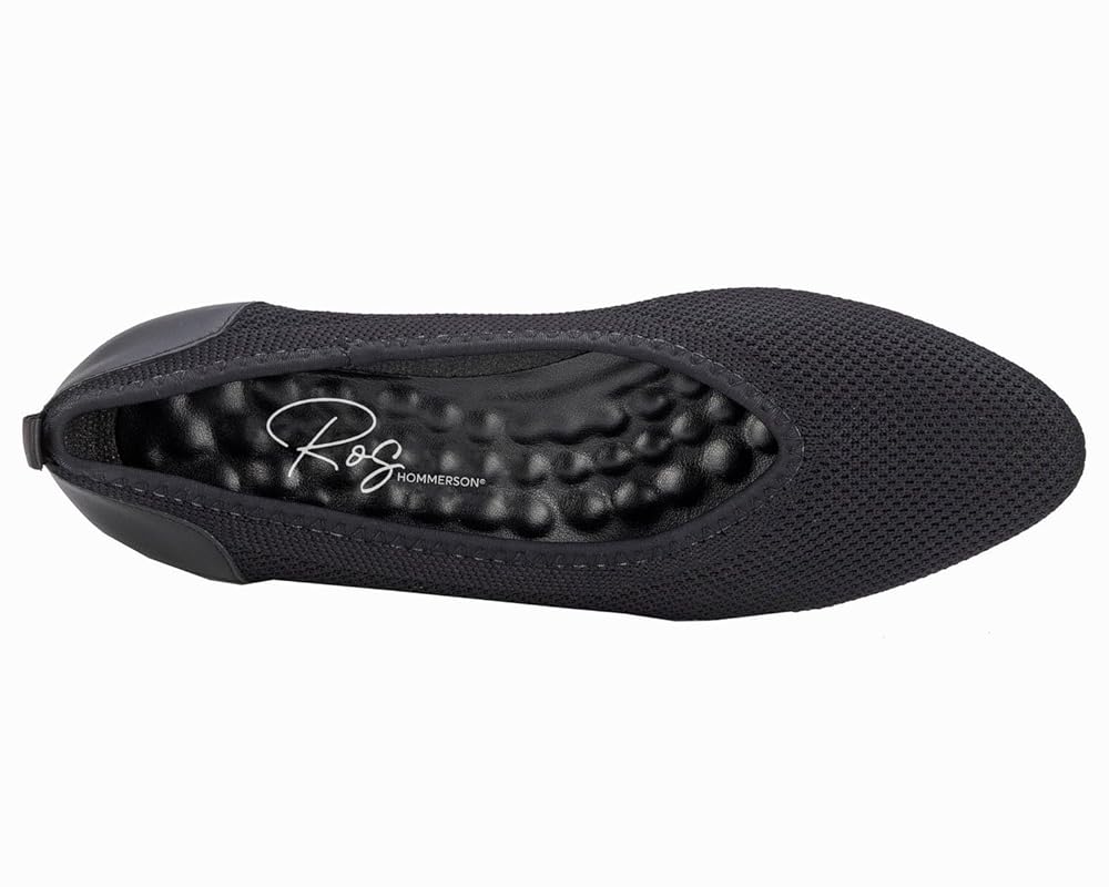 Ros Hommerson Hester Women's Comfort Pump - BLACK/KNIT//BLACK/LEATHER