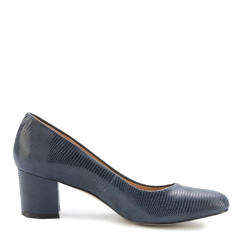 Ros Hommerson Jessica Women's Comfort Pump - Navy Patent Lizard
