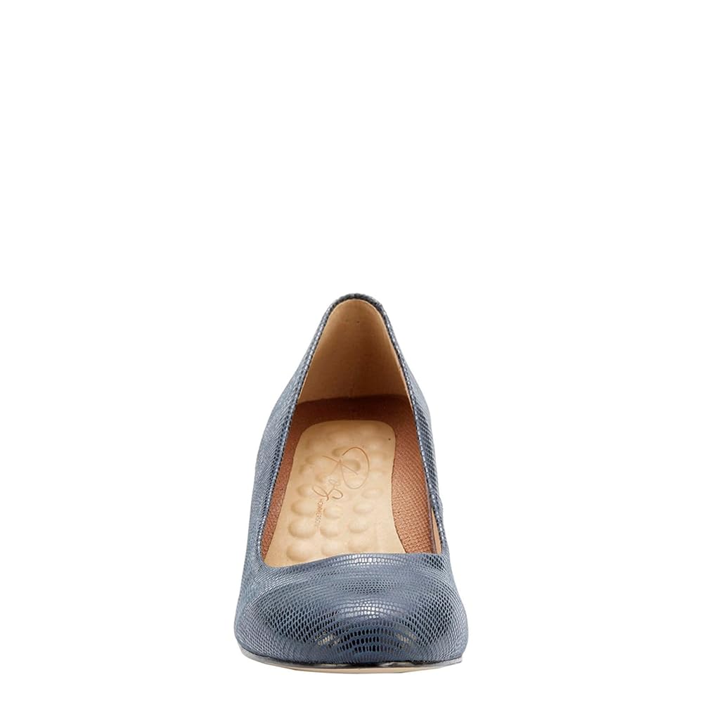 Ros Hommerson Jessica Women's Comfort Pump - Navy Patent Lizard
