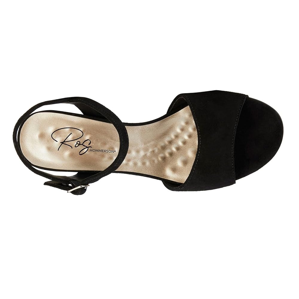Ros Hommerson Lydia Women's Dress Sandal - Black Suede