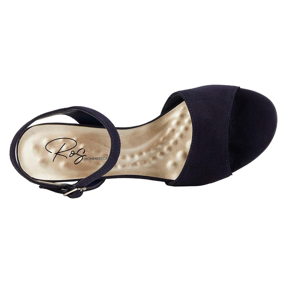 Ros Hommerson Lydia Women's Dress Sandal - Navy Suede