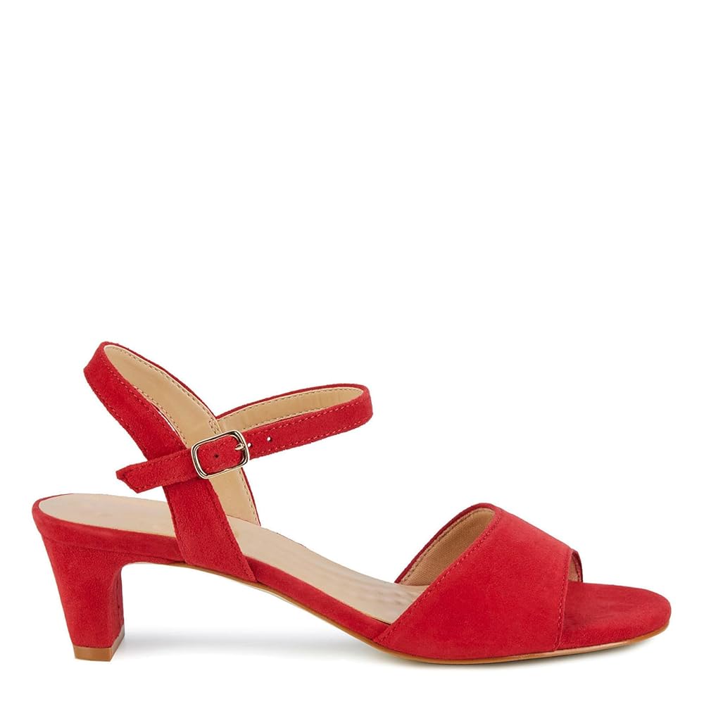 Ros Hommerson Lydia Women's Dress Sandal - Red Suede