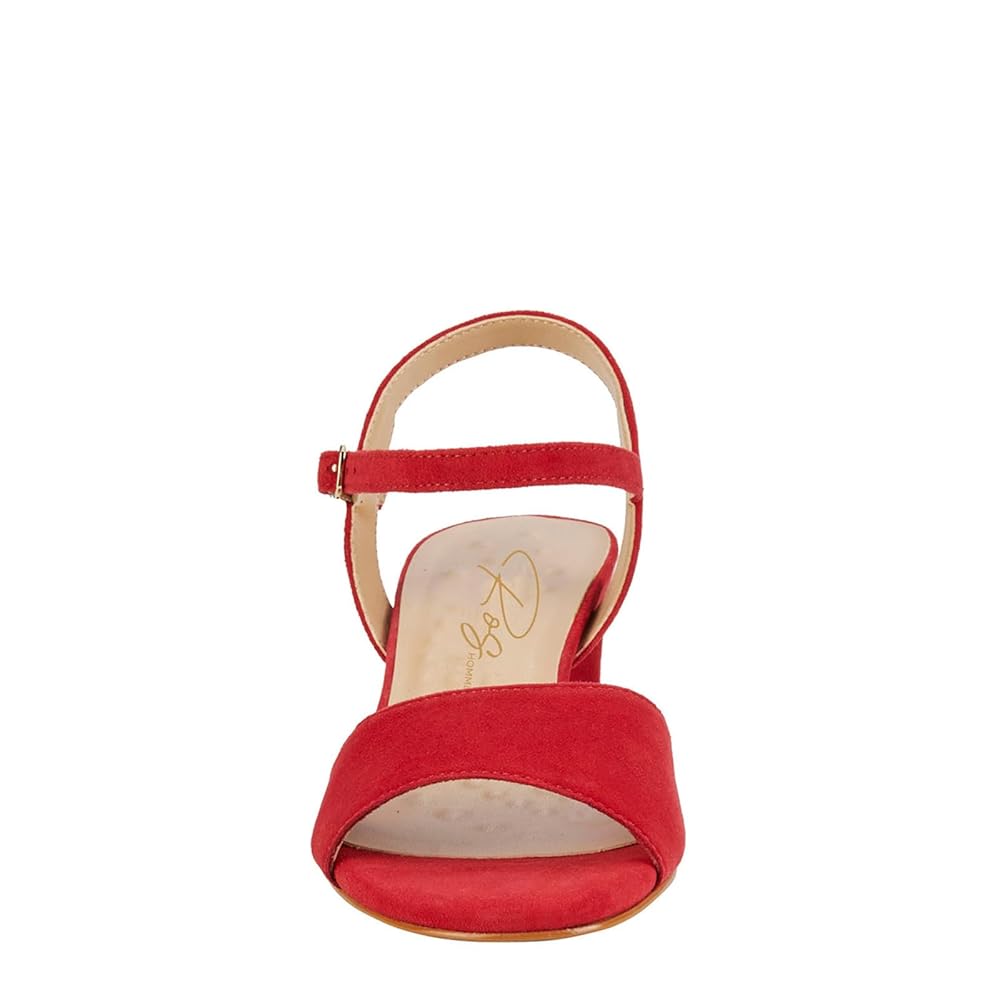 Ros Hommerson Lydia Women's Dress Sandal - Red Suede