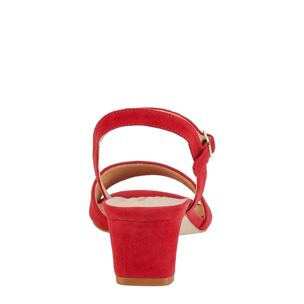 Ros Hommerson Lydia Women's Dress Sandal - Red Suede