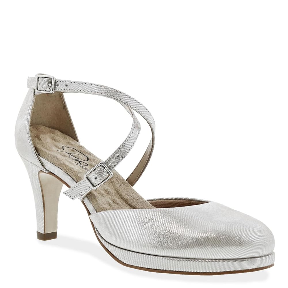 Silver Glitter Leather