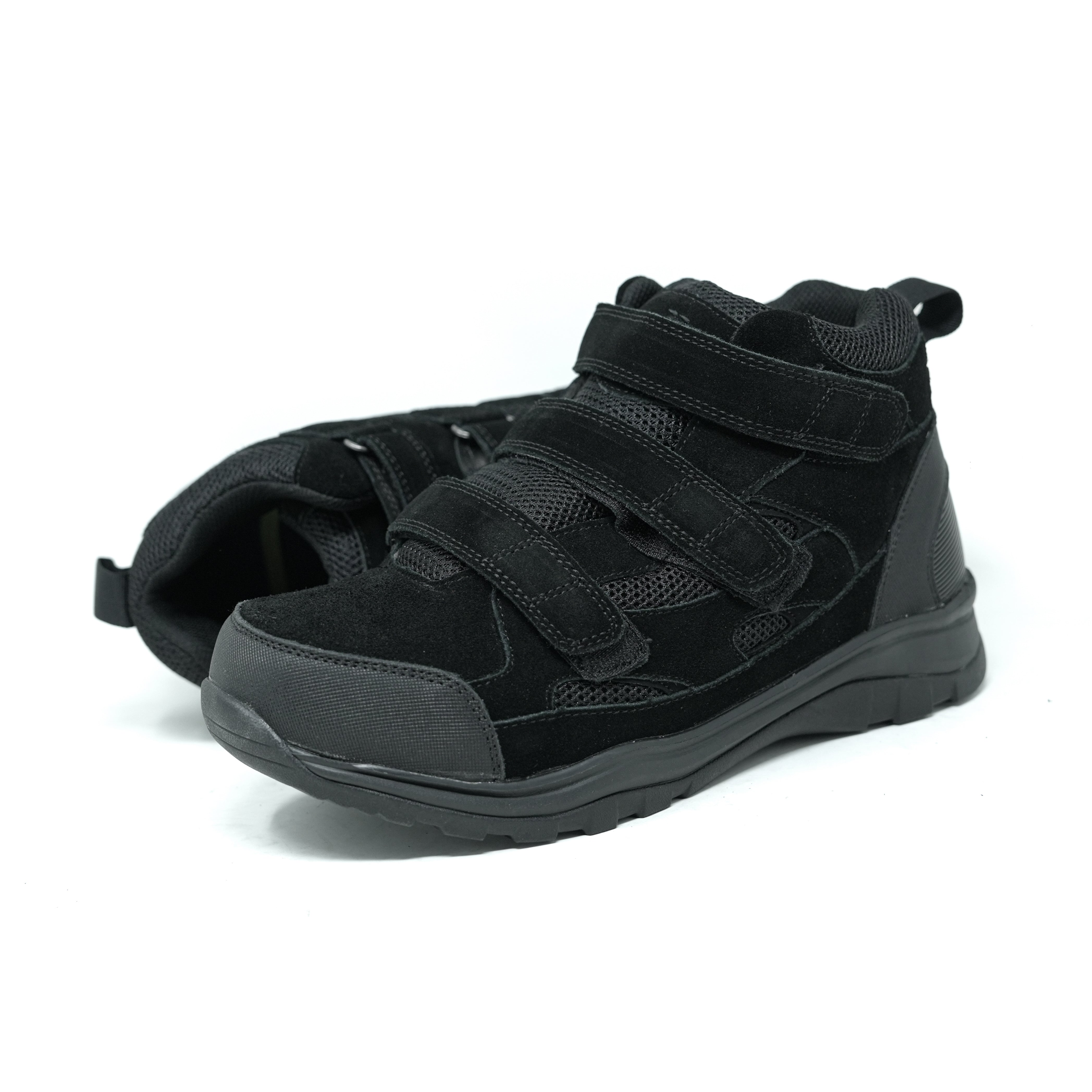 FITec 9715-1V - Men's Outdoor Triple Straps Walking Boots - Black