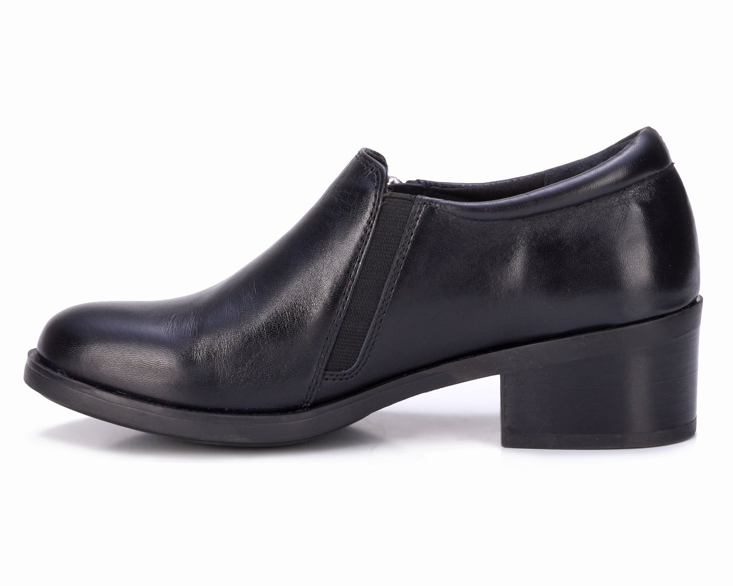 Ros Hommerson Daphne Women's Shootie - Black Napa Leather - Inside View