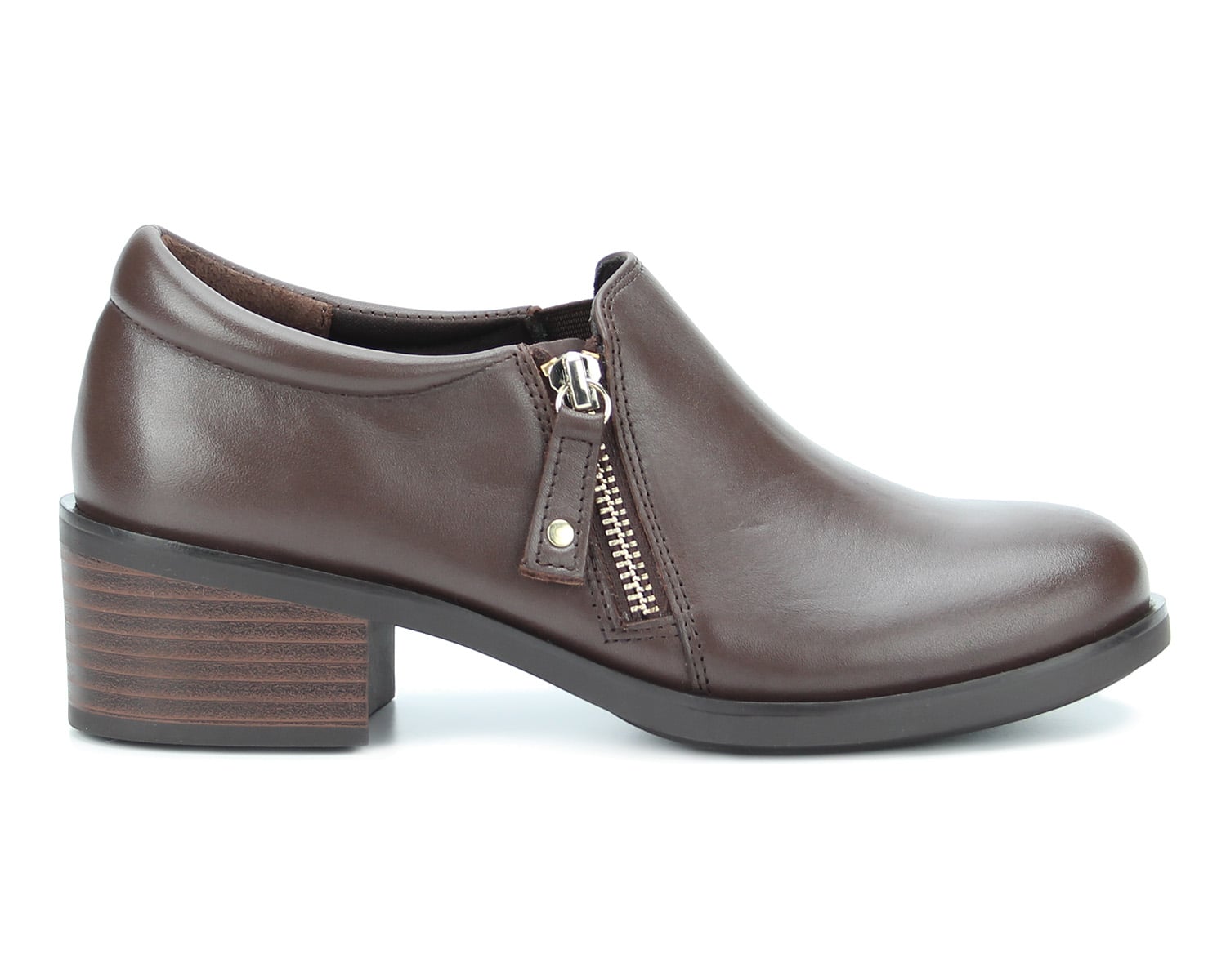 Ros Hommerson Daphne Women's Shootie - Brown Napa Leather - Outside View