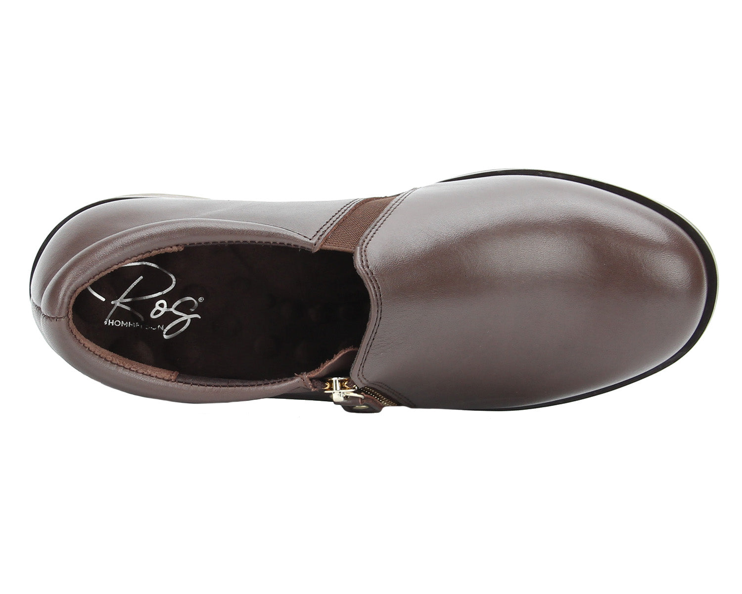 Ros Hommerson Daphne Women's Shootie - Brown Napa Leather - Sole View