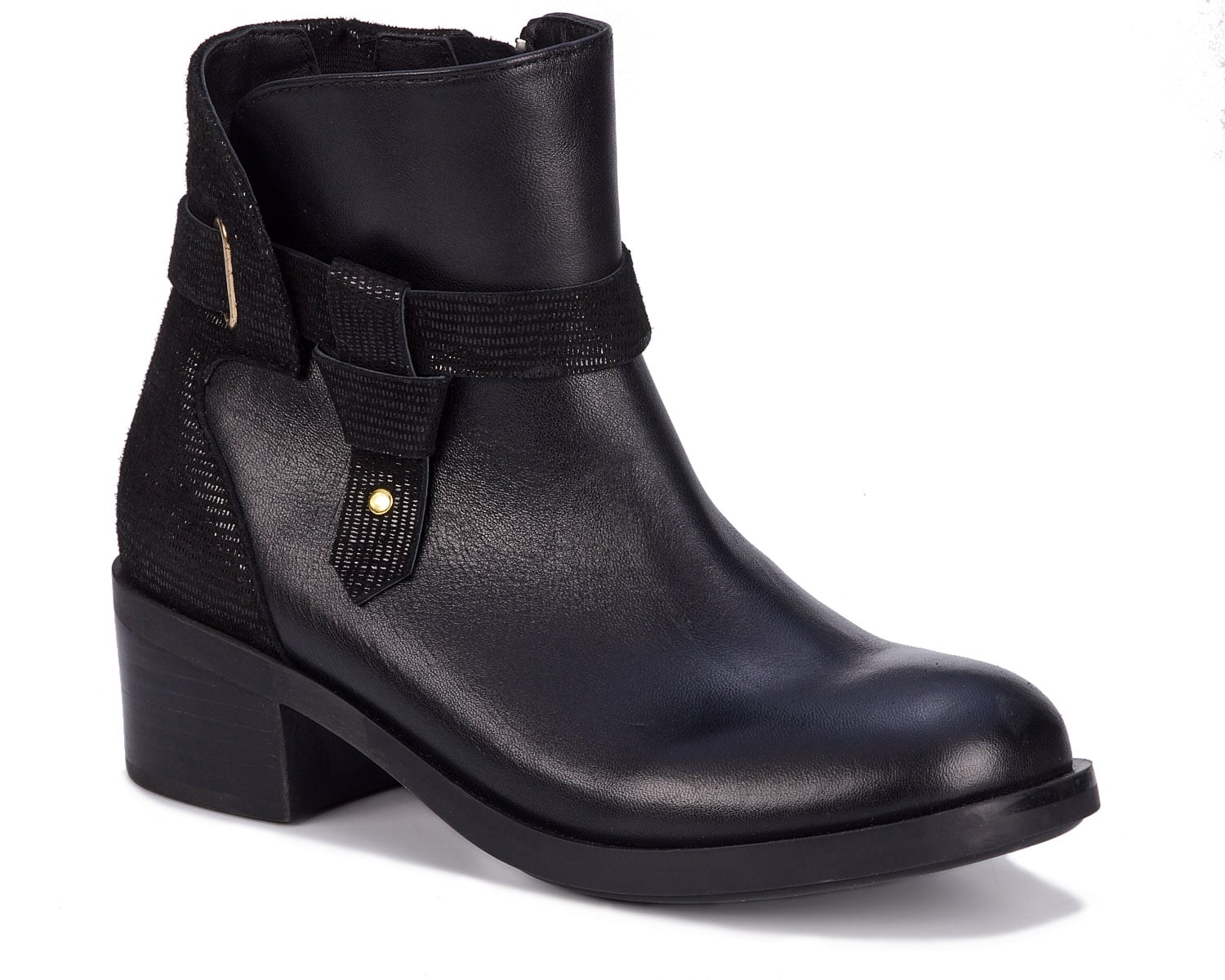 Black Napa Leather