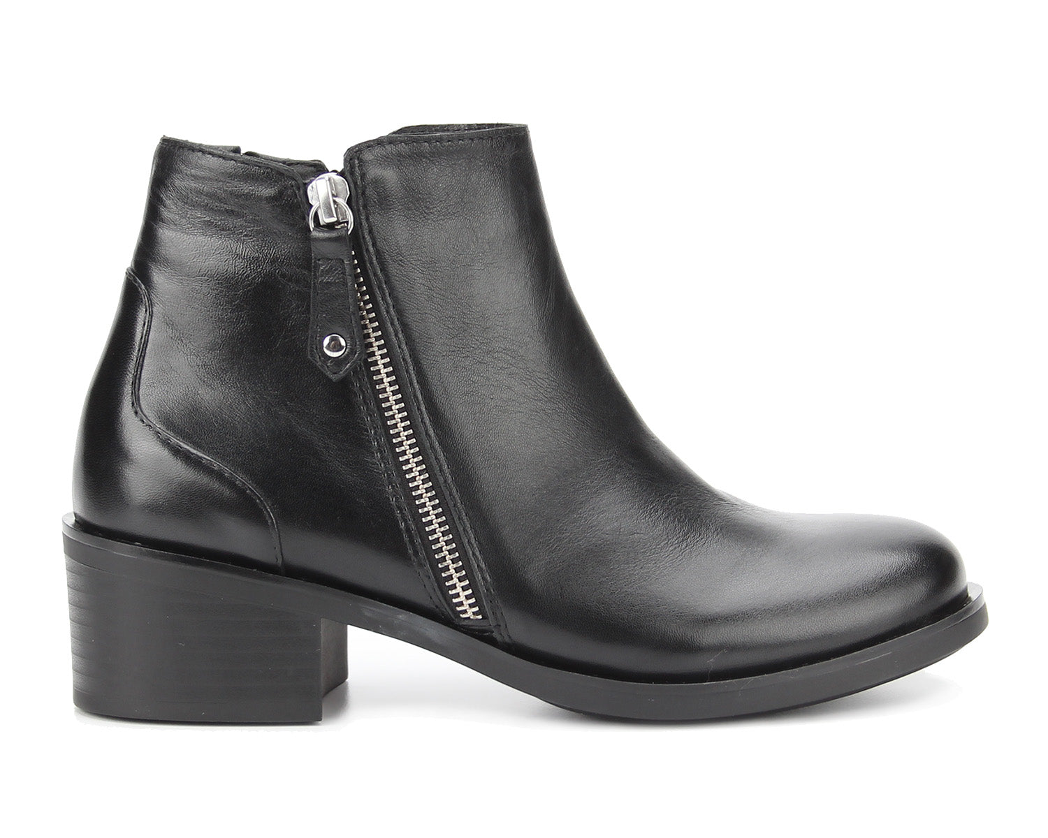 Ros Hommerson Dixon Women's Bootie - Black Napa Leather - Outside View