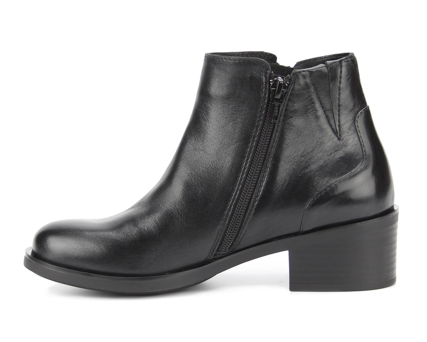 Ros Hommerson Dixon Women's Bootie - Black Napa Leather - Inside View