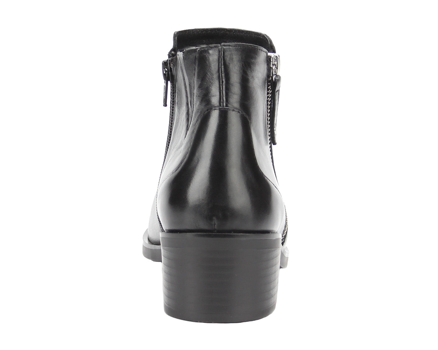 Ros Hommerson Dixon Women's Bootie - Black Napa Leather - Back View