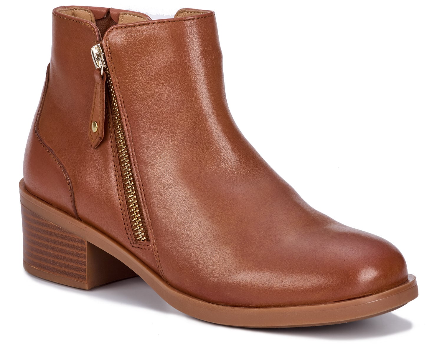 Ros Hommerson Dixon Women's Bootie - Luggage Napa Leather - Main View