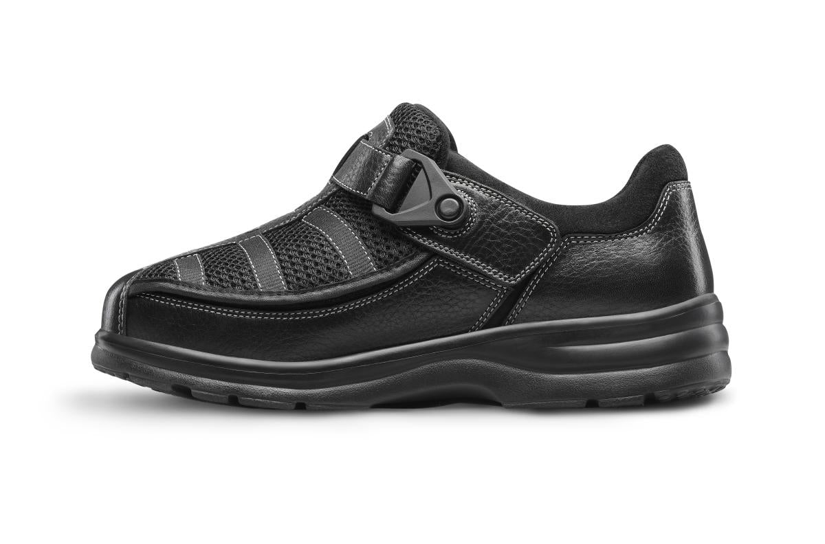 Dr. Comfort Lucie X Women's Double Depth Casual Shoe - Black left