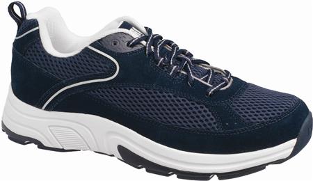 Drew Aaron - Men's Athletic Lace Oxford Shoe - Navy Cmbo