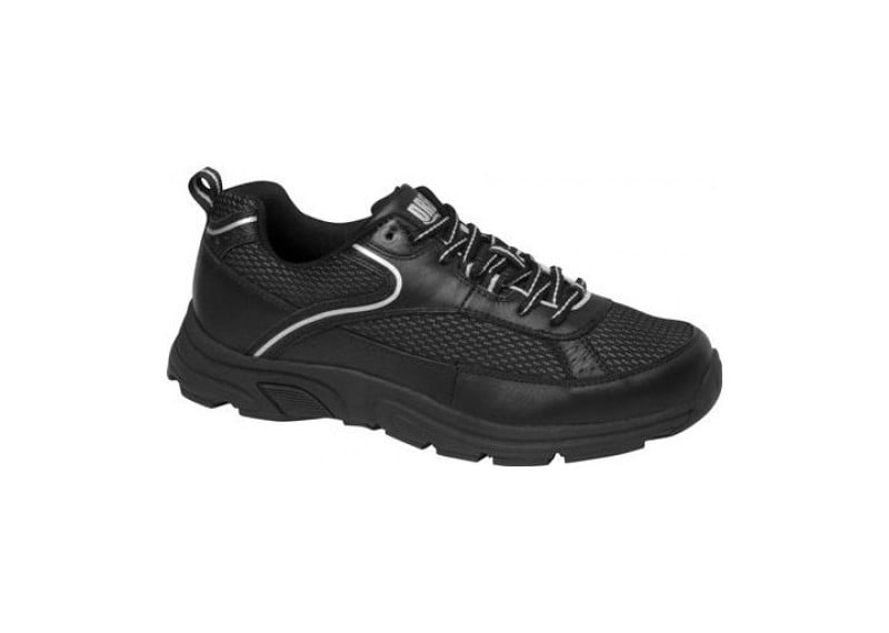 Drew Athena - Women's Athletic Oxford Shoe - Blk/Gry Cmb