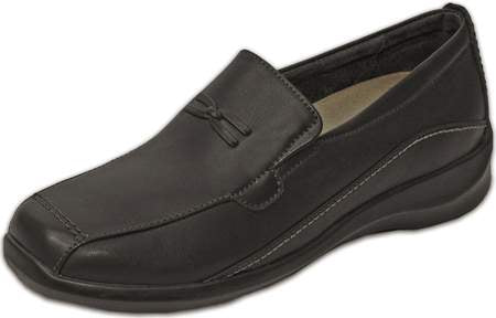 Aetrex Essence E220 Comfort Dress Slip-on - Black (Women\'s) - profile view