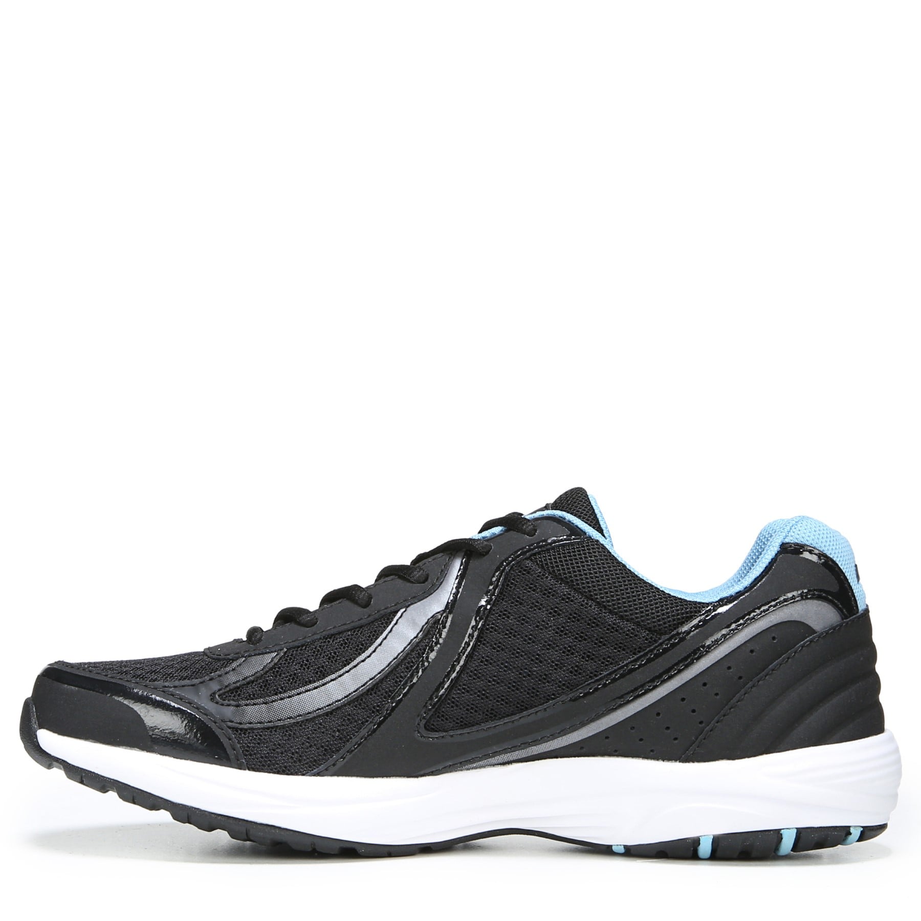 Ryka Dash 3 Women's Athletic Walking Sneaker - Black / Meteorite - Left Side