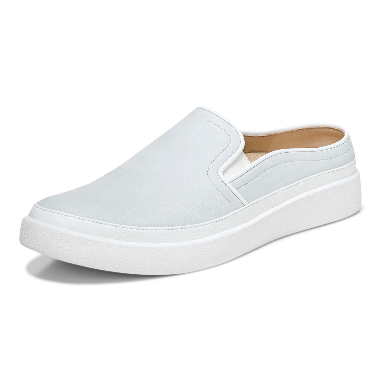Vionic Effortless Womens Mule/Clog Casual - White Nbk - Left angle