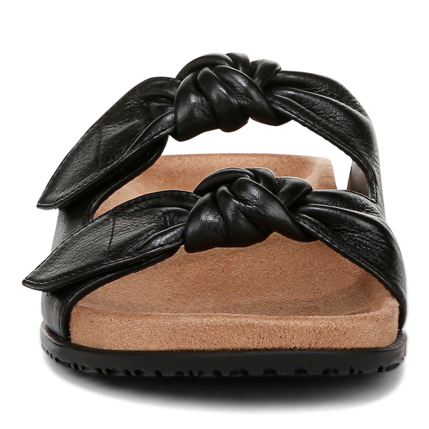 Vionic Women's Elara Comfort Slide Sandals - Black - Front
