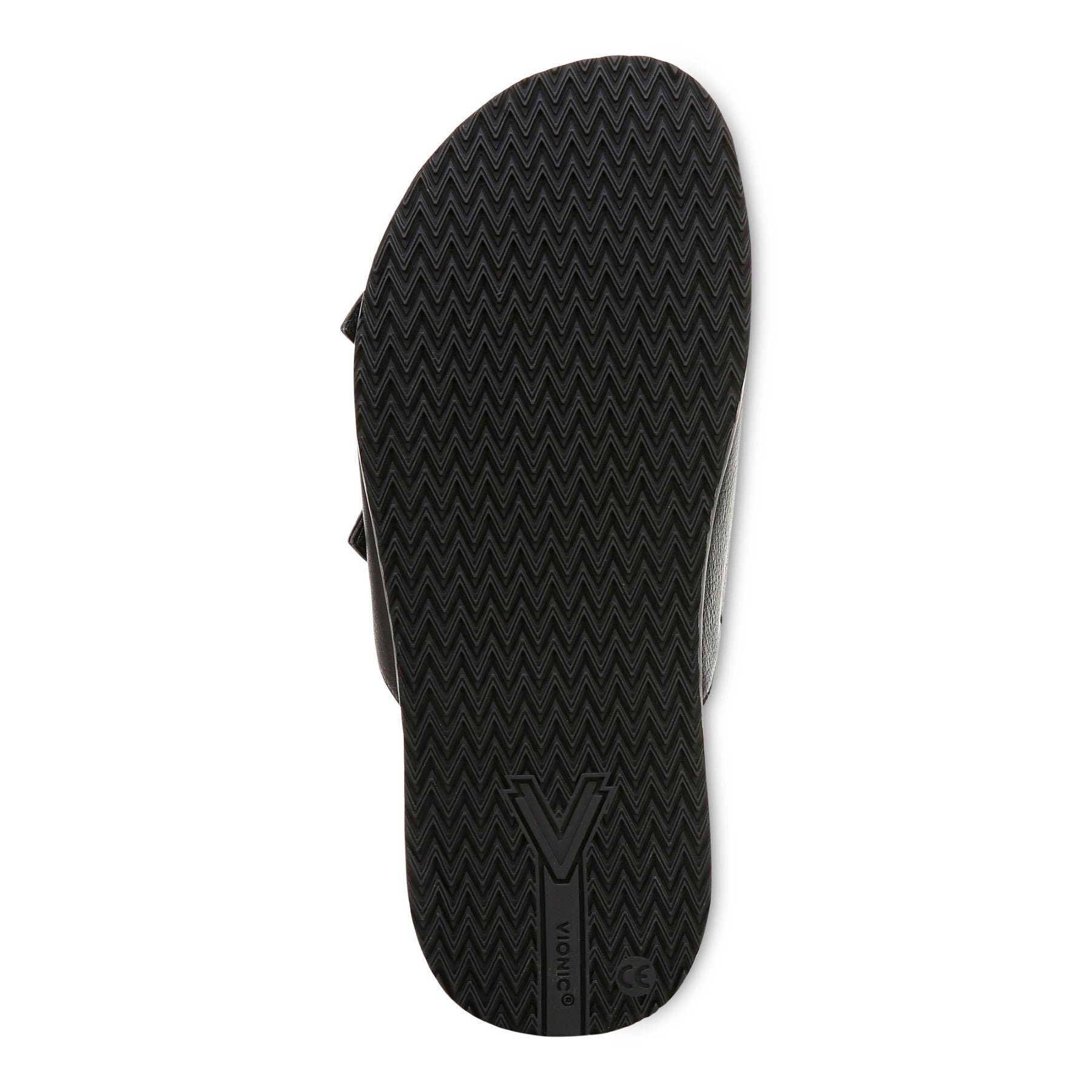 Vionic Women's Elara Comfort Slide Sandals - Black - Bottom