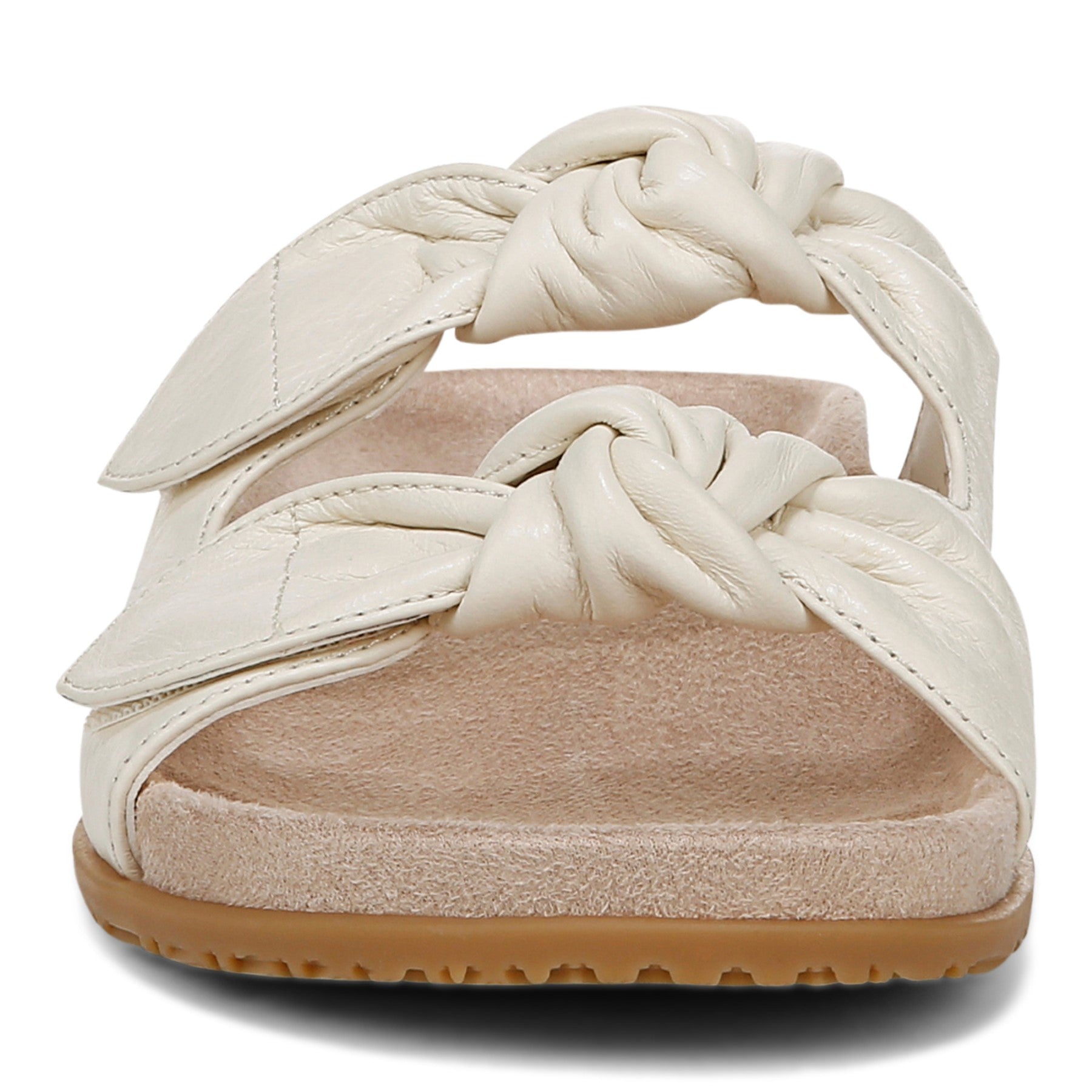 Vionic Women's Elara Comfort Slide Sandals - Ivory - Front