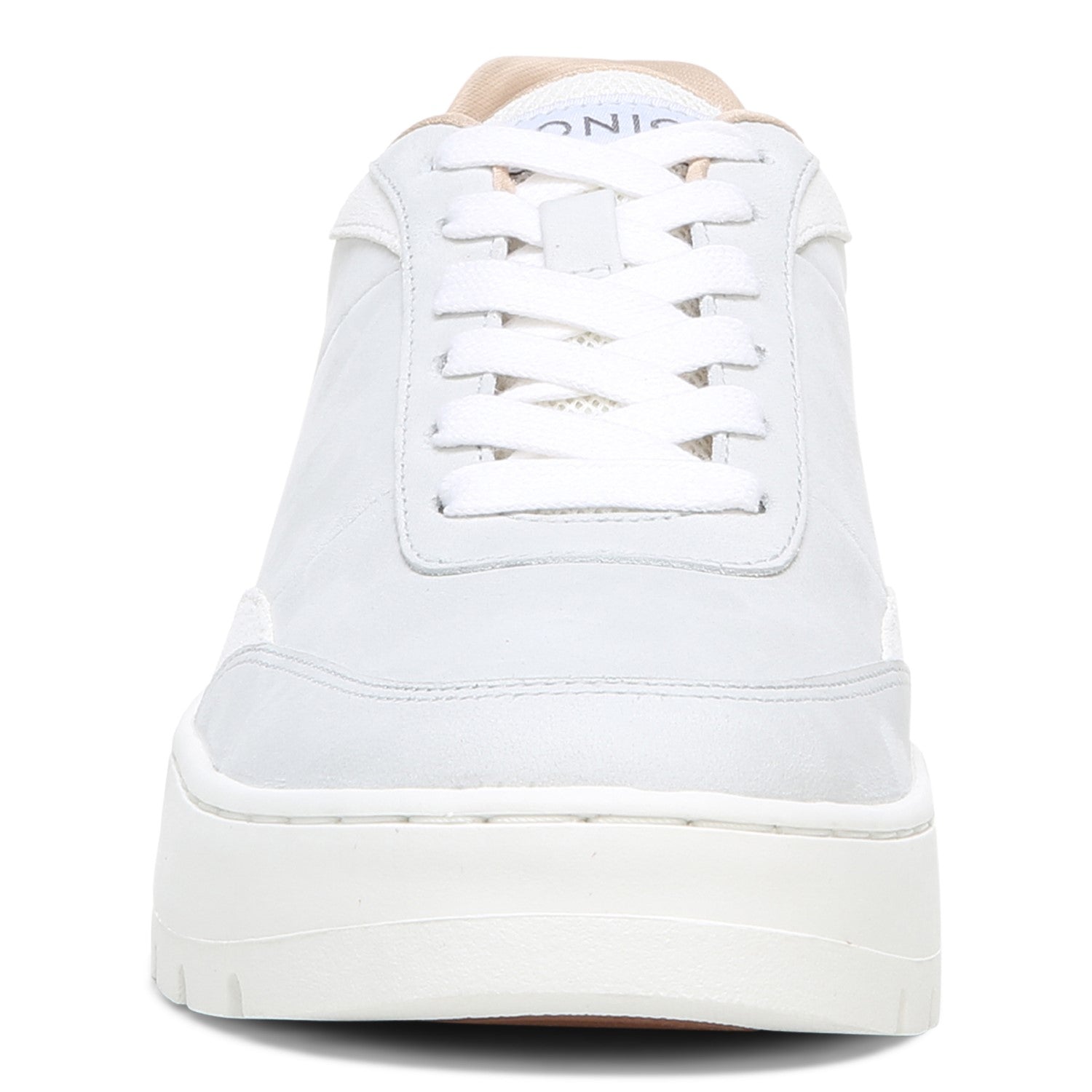 Vionic Elsa Womens Oxford/Lace Up Casual - White Nubuck Front