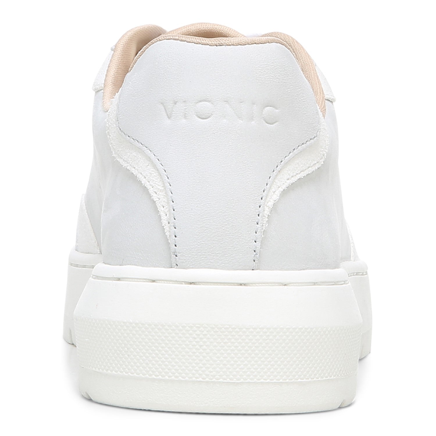 Vionic Elsa Womens Oxford/Lace Up Casual - White Nubuck Back
