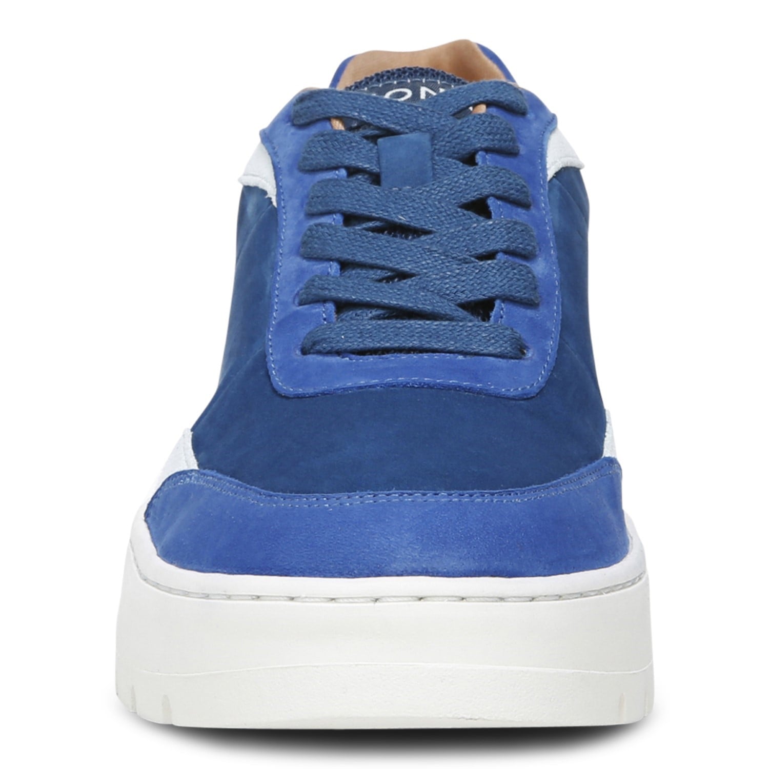 Vionic Elsa Womens Oxford/Lace Up Casual - Dark Blue NUBUCK Front