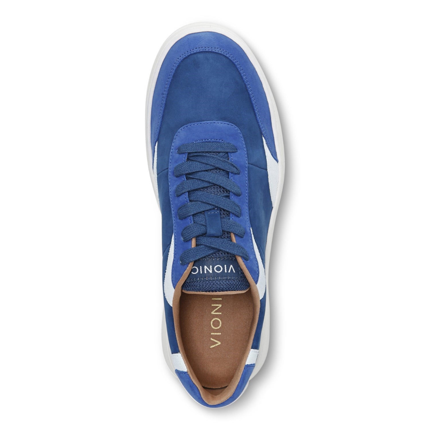 Vionic Elsa Womens Oxford/Lace Up Casual - Dark Blue NUBUCK Top