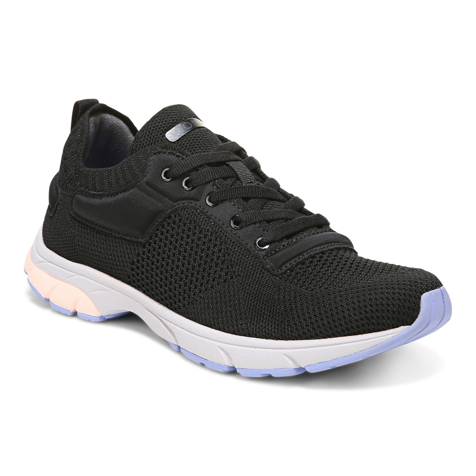 Vionic Endure Womens Oxford/Lace Up Walking - Black - Angle main