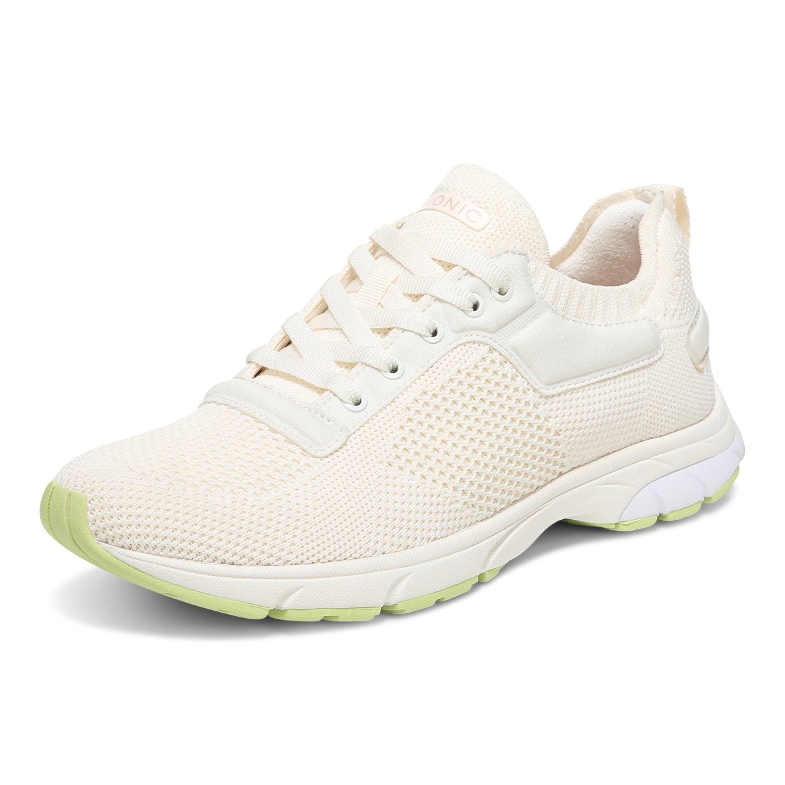 Vionic Endure Womens Oxford/Lace Up Walking - Marshmallow - Left angle